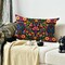 Death Flower Throw Pillow Cover, 12 x 20 Inch Day of The Dead Halloween Cushion Case Holiday Decor for Sofa Couch